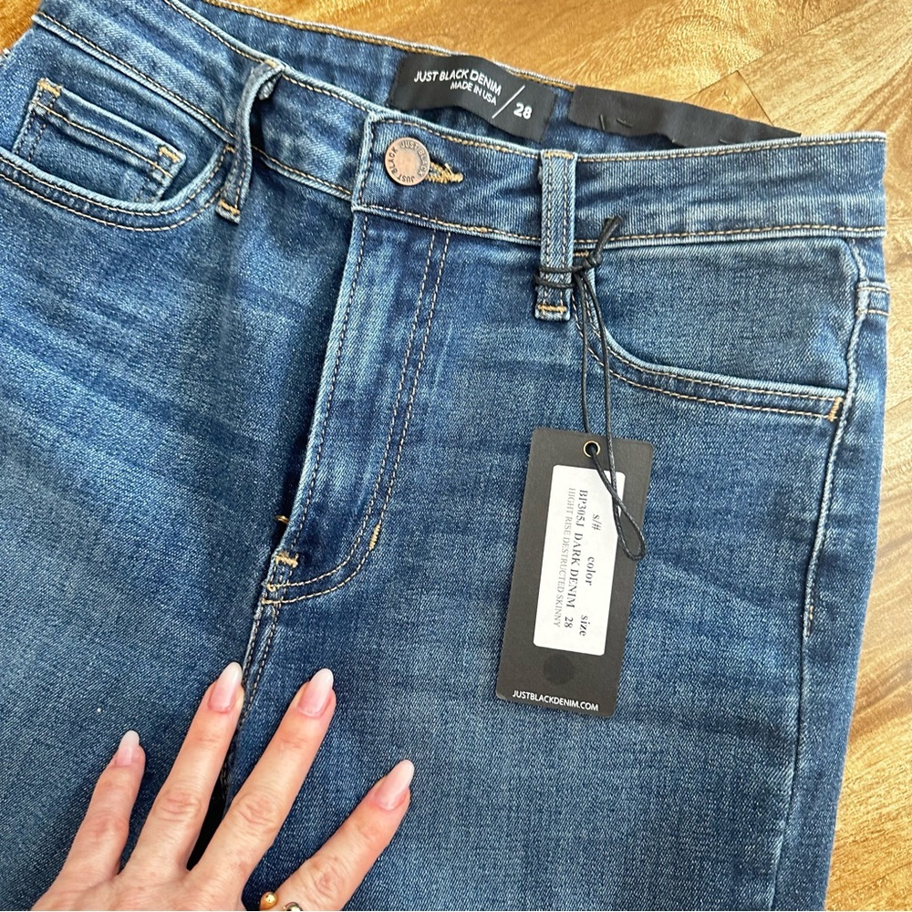 Just Black High-Rise Blue Women's Jeans